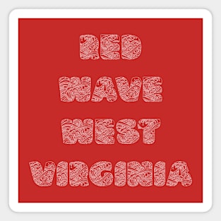 Red Wave West Virginia Magnet